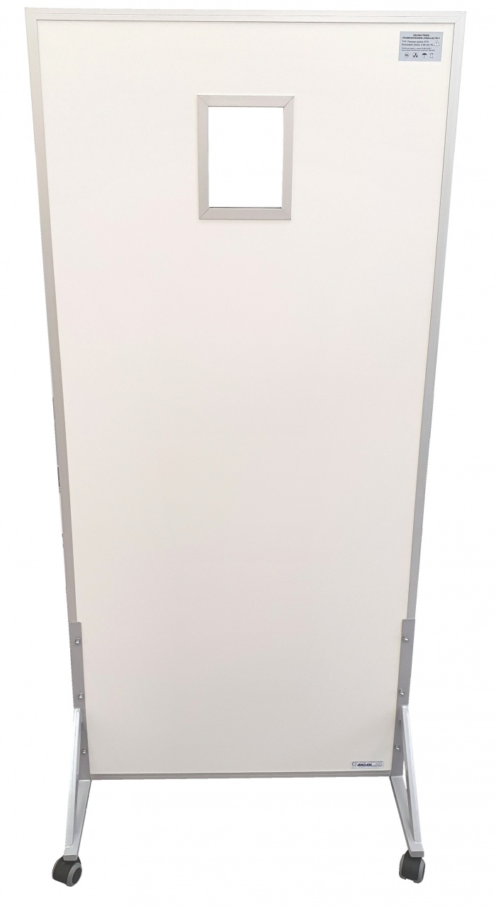 Parawan ochronny 0,5 mm Pb z Szybą